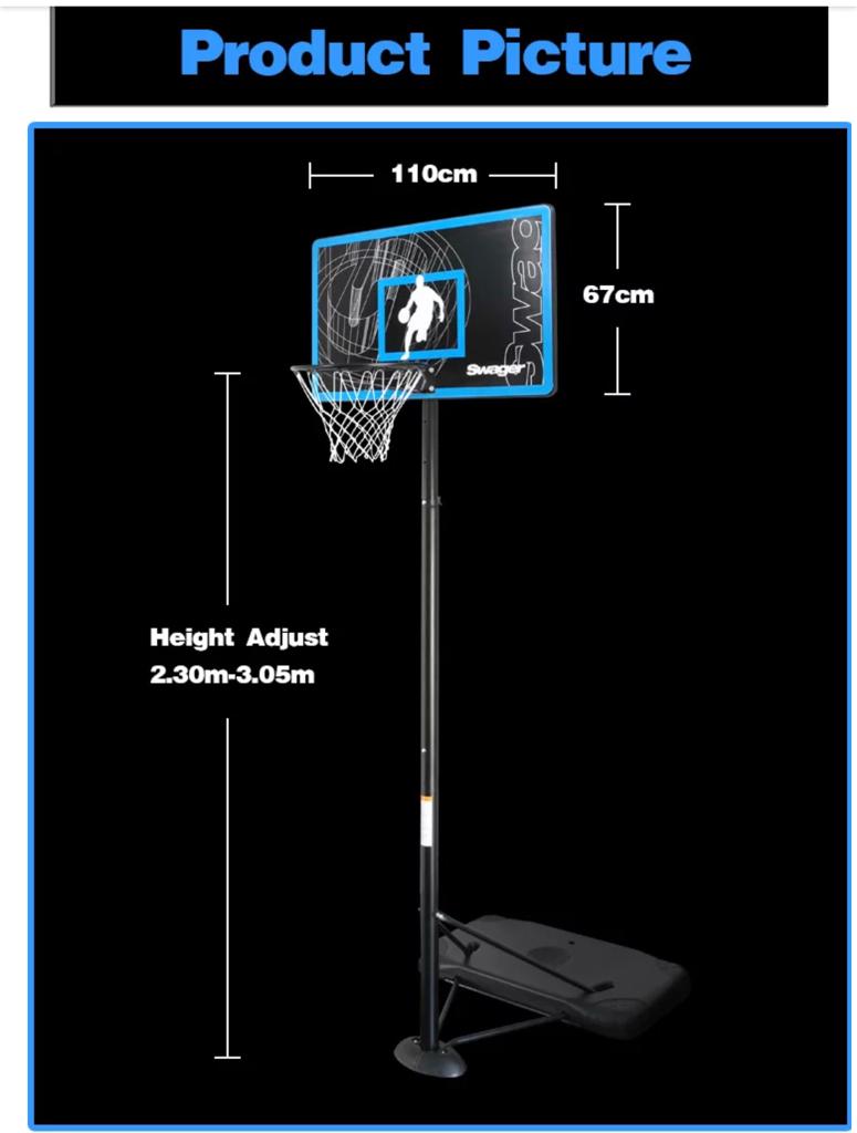 Adjustable Basket Ball Stand - Image 4